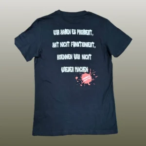 shirt-radikale-akzeptanz-schwarz-back Rückendruck des Shirts Radikale Akzeptanz, weiße Schrift auf schwarzem Grund