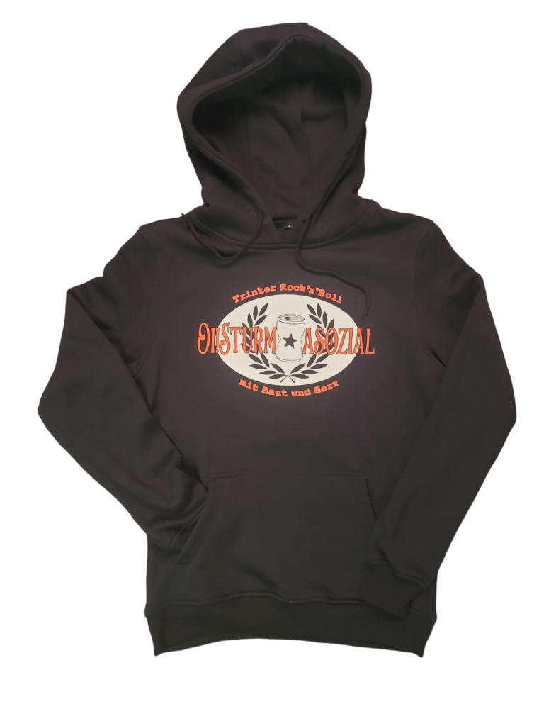 Trinker Rock'n'Roll – Oi!-Sturm Asozial Hoodie