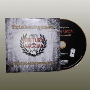 Cover der CD "Trinkerhymnen und Bordsteinromantik" der Band Oi!Sturm Asozial.